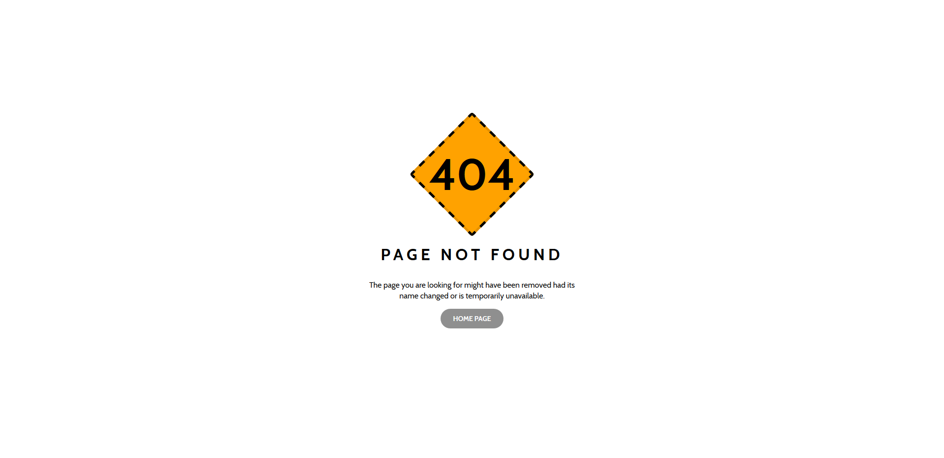 404 Error Page