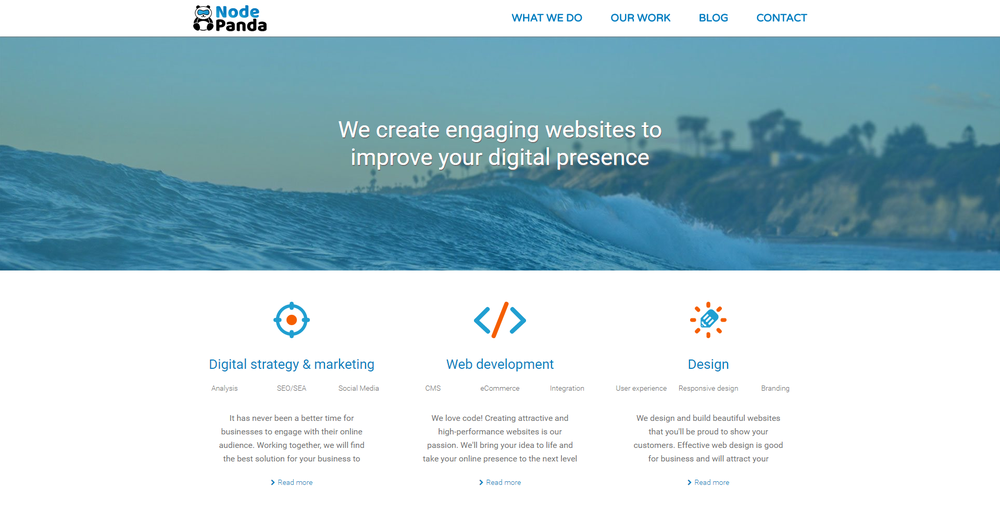 California based web design and development company