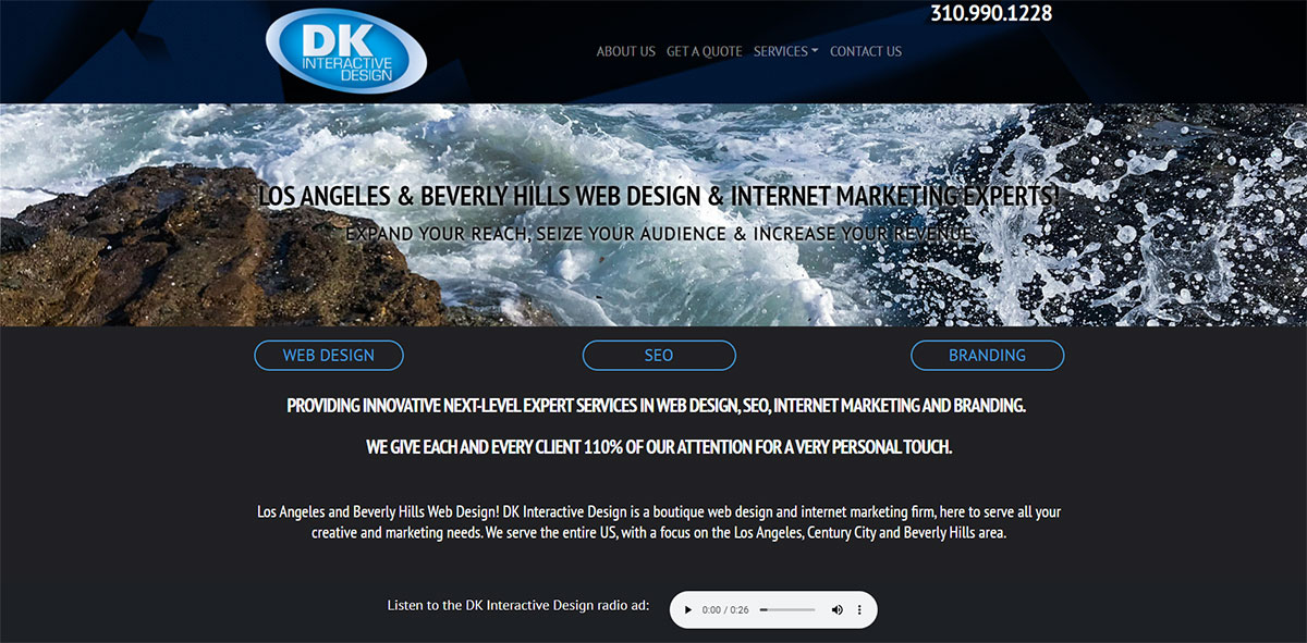 Los Angeles web design firm