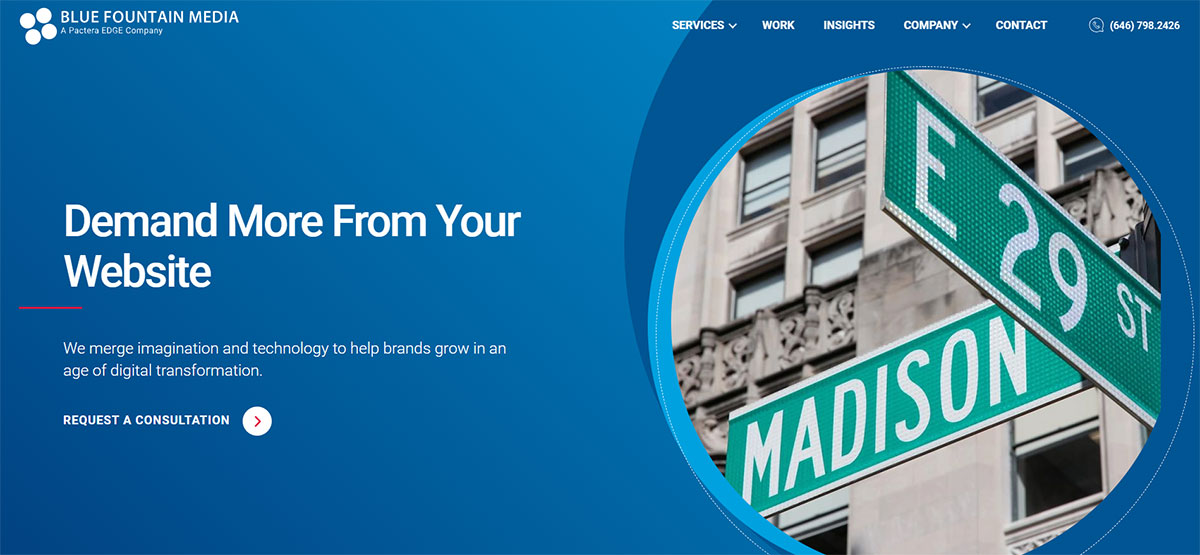 New York based web design and development company
