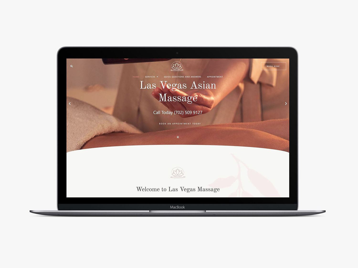 Asian Lavages Spa Website Design